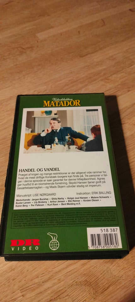 Serie, MATADOR (19), instruktør