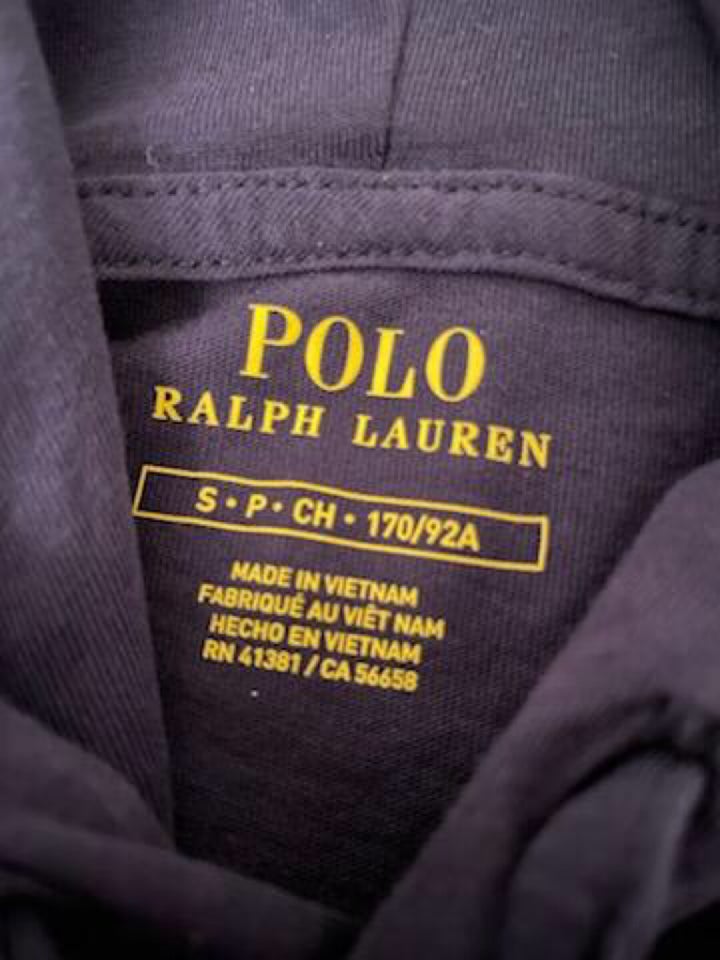 Hættetrøje, Ralph lauren, str. 34