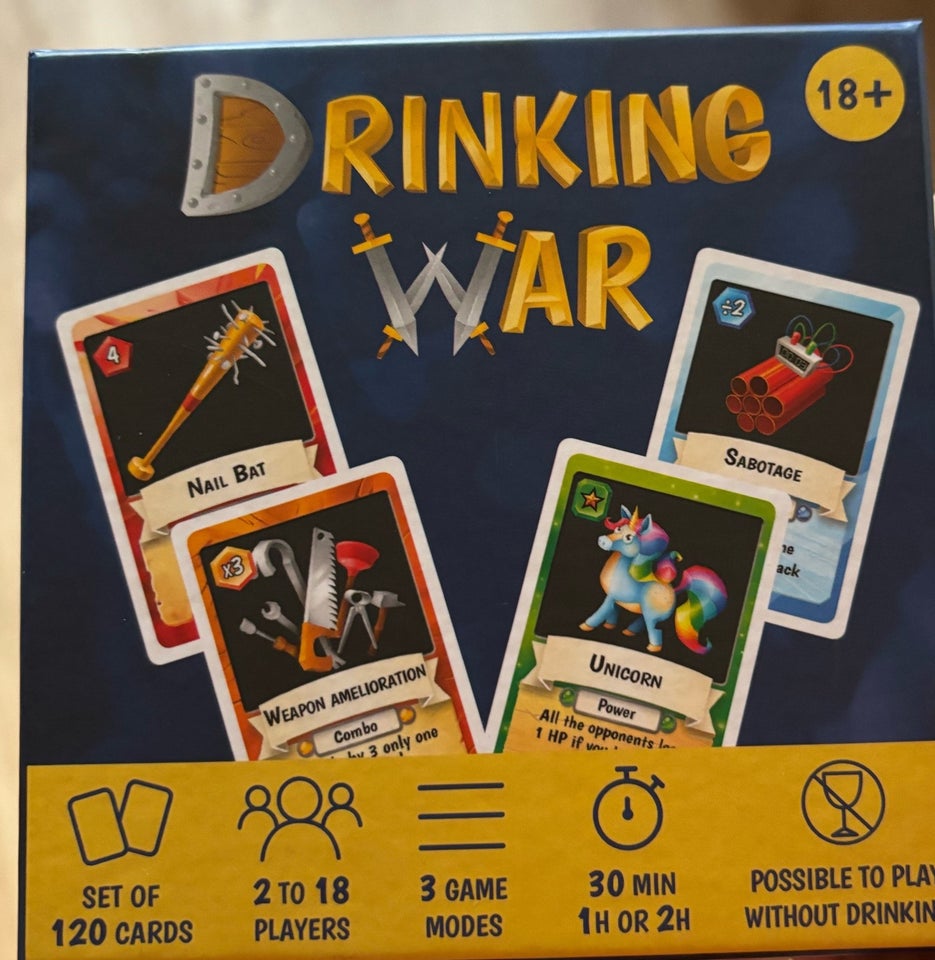 Drinking War, druk, brætspil