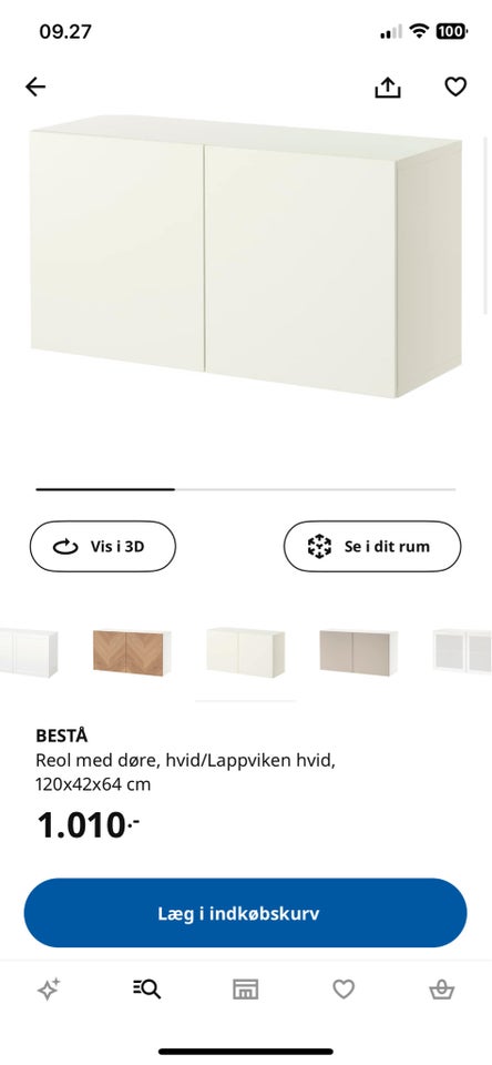 Andet skab IKEA Bestå b: 120 d: 42