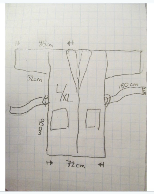 Morgenkåbe, Ikea, str. L/XL