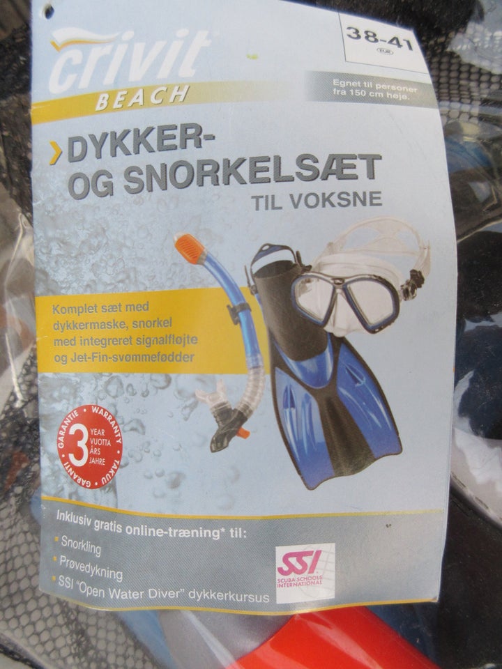 Dykker SNORKEL SÆT