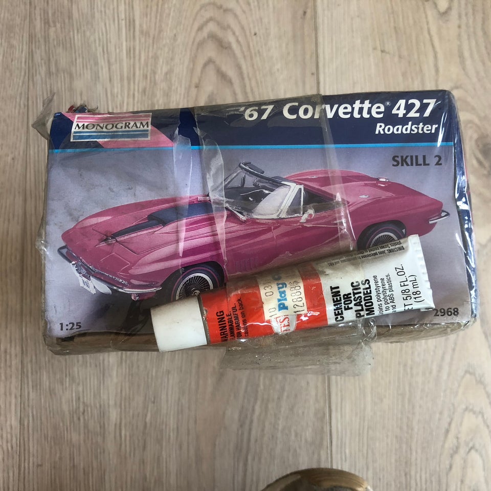 Byggesæt Corvette '67, skala 1:25