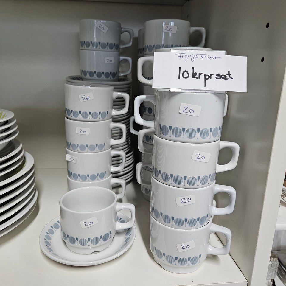 Porcelæn Kaffekop Figgjo Flint