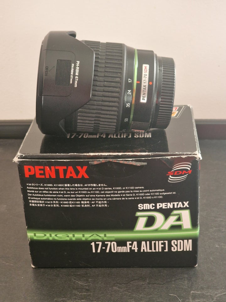 Zoom, Pentax, DA AL IF SDM