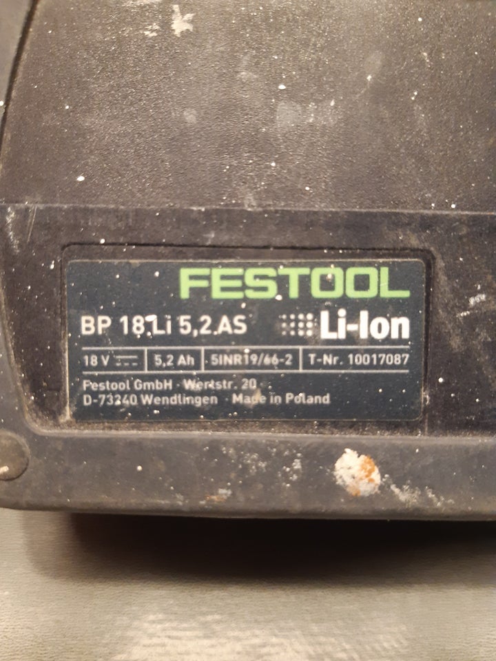 Batteri Festool