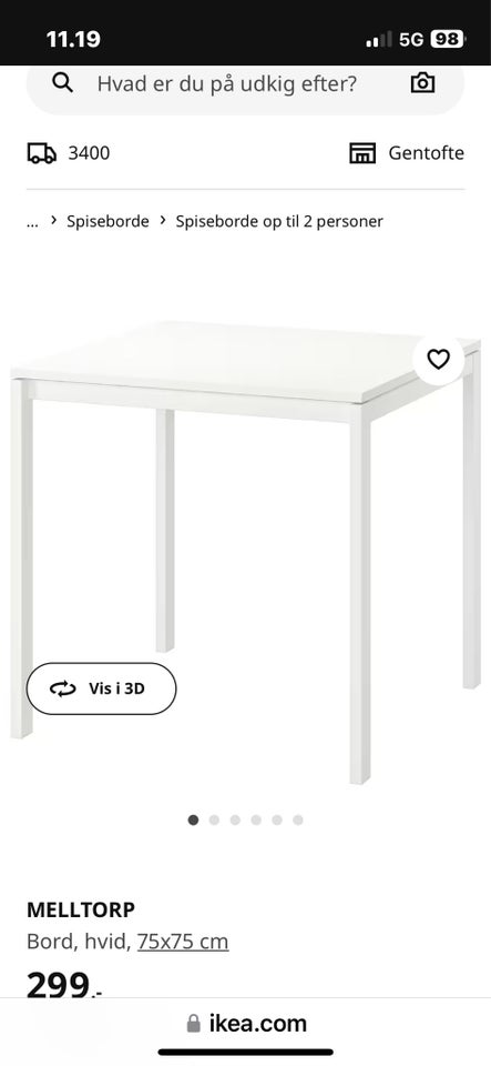 Andet Melltorp fra Ikea