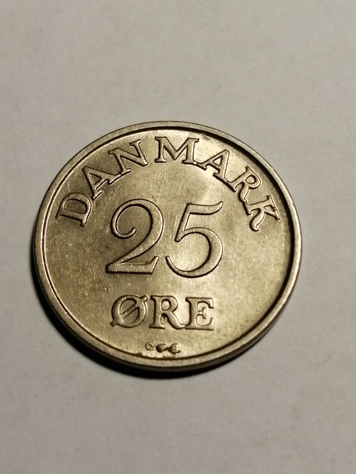 Danmark, mønter, 25 øre