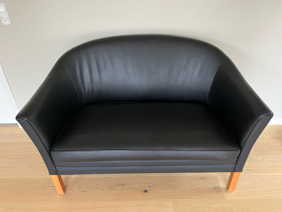 Sofa, læder, 2 pers.