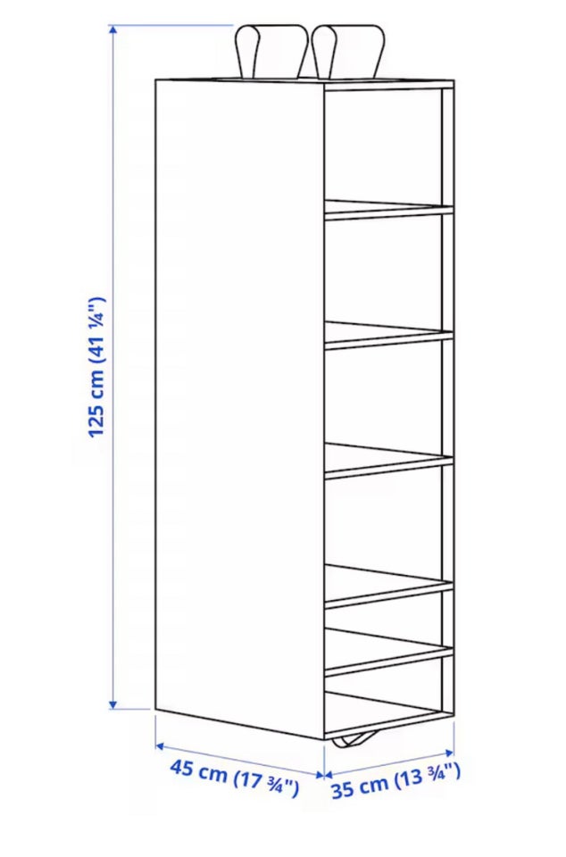 Tøj opbevaring, hængende, IKEA