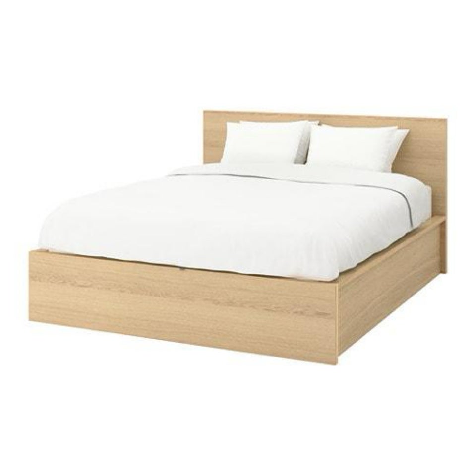 Dobbeltseng, Ikea MALM , b: 180 l: