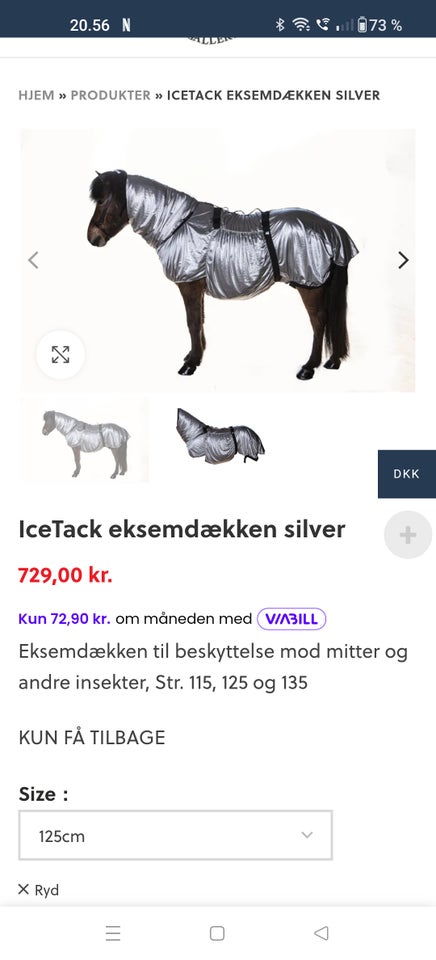 Dækken Eksemdækken str 125