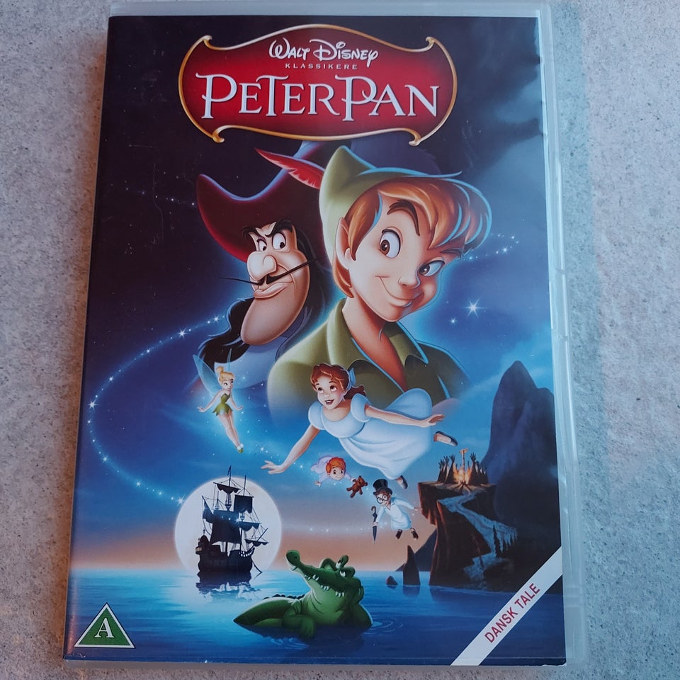 Peter Pan DVD tegnefilm