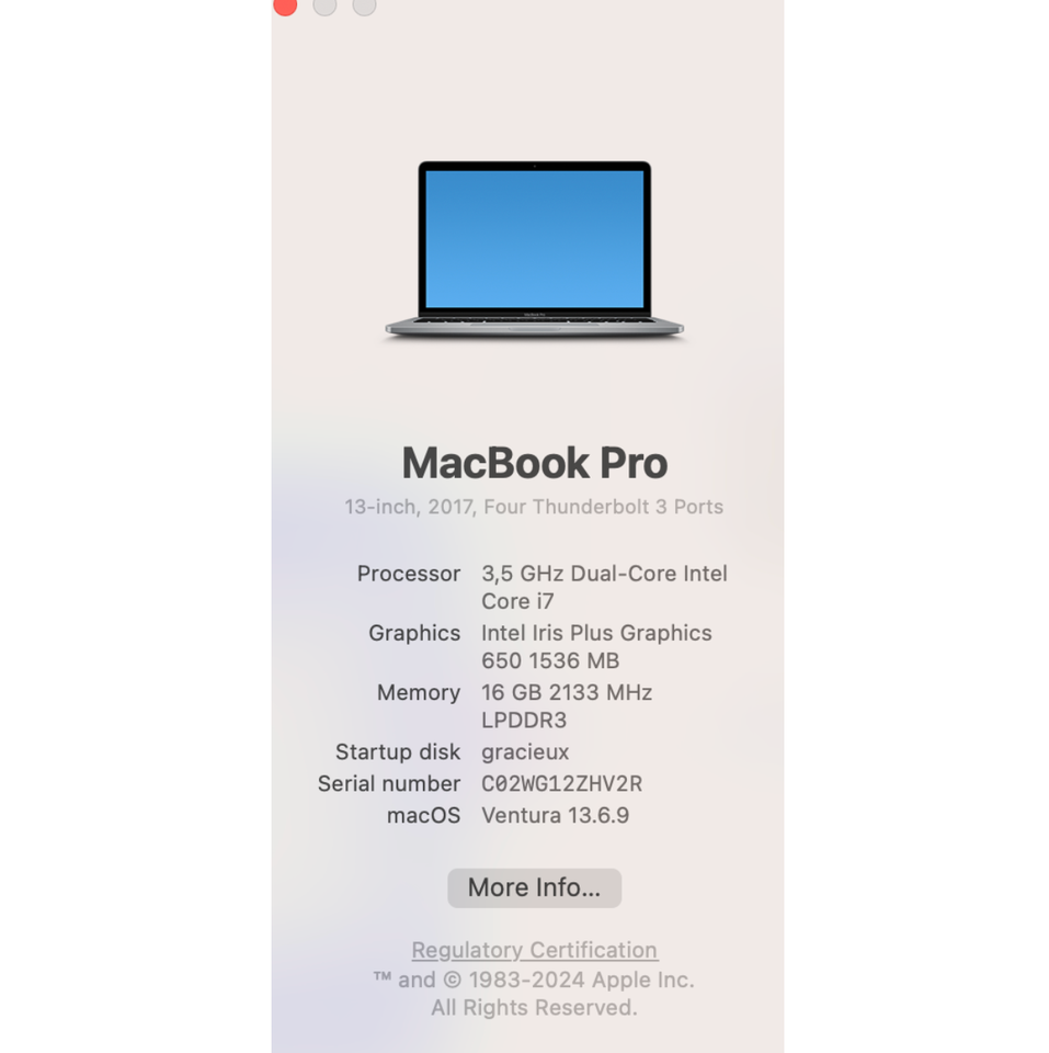 MacBook Pro, Macbook Pro 13, 3.5 GHz