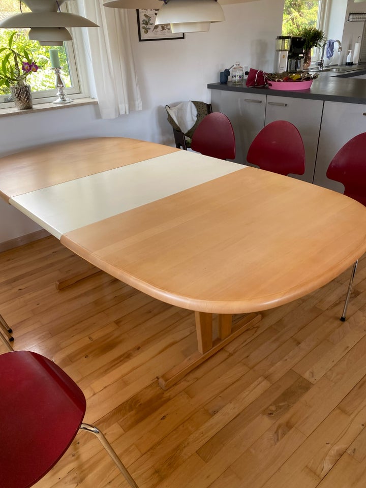 Spisebord m/stole Bøg Spisebord