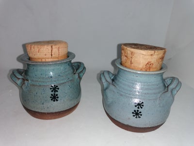 Keramik Krukke med korklåg Retro