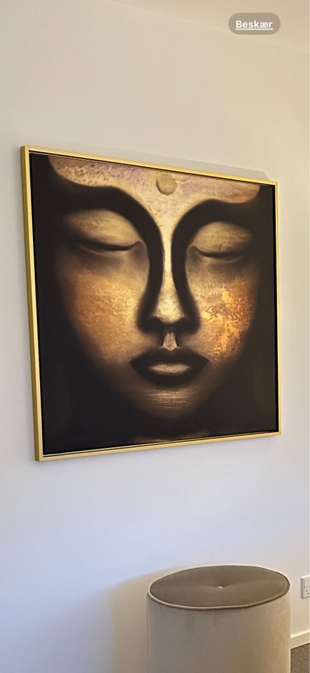 Tryk på lærredet , motiv: Buddha , b: