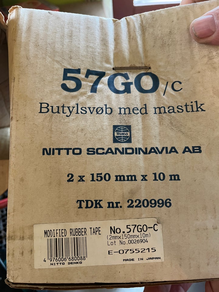 Butylsvøb med mastik