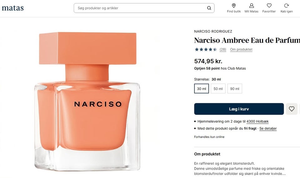 Dameparfume, Narciso Rodriguez