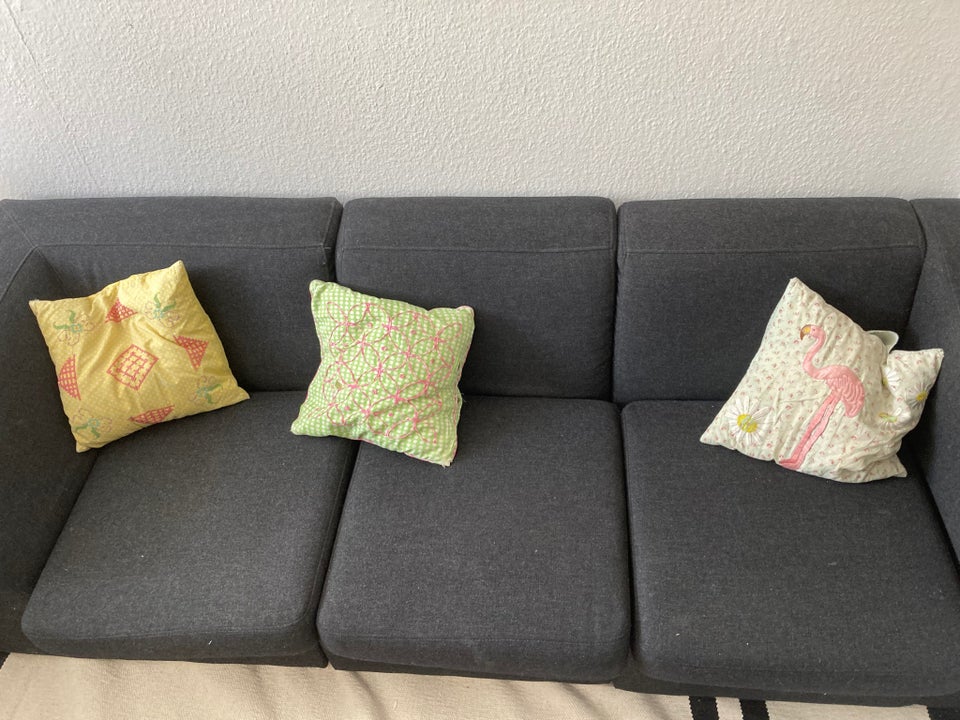 Sofa, bomuld, 3 pers.