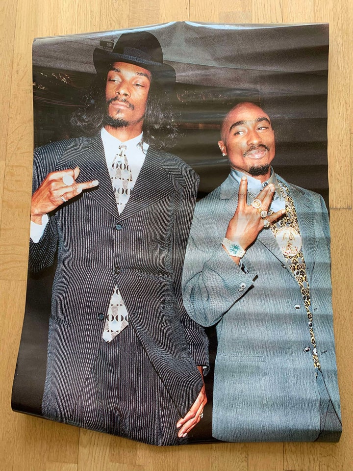 Plakat, motiv: 2pac og Snoop Dogg,