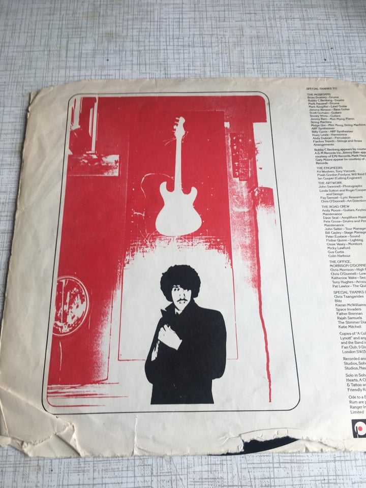 LP Philip lynott Solo om soho