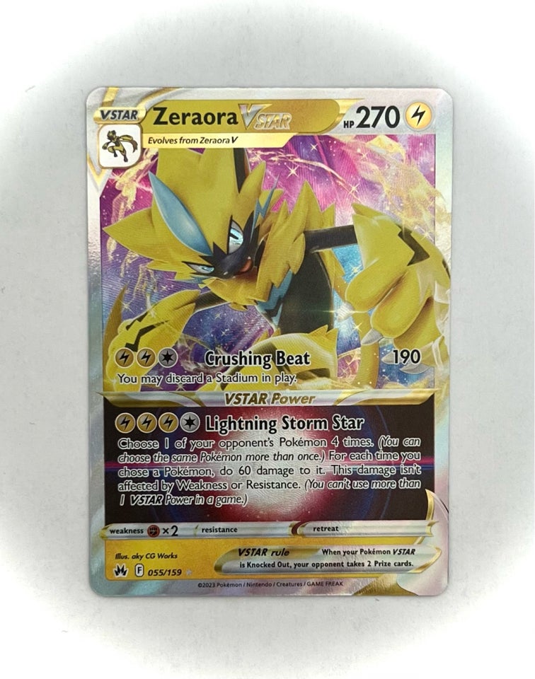 Samlekort, Zeraora vstar