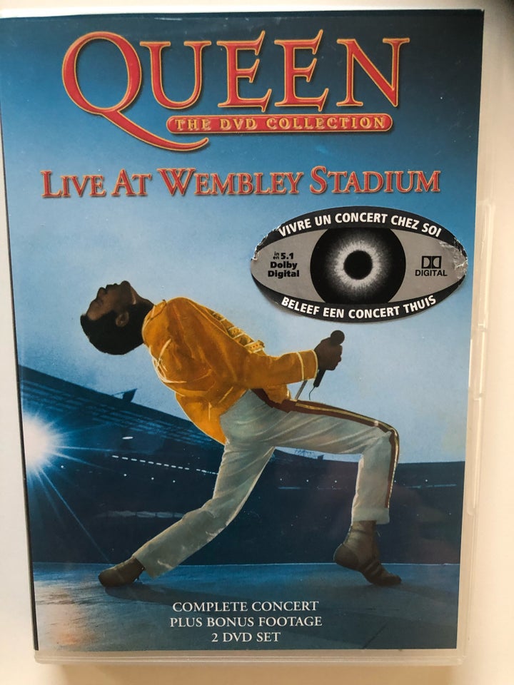 Queen Live at Wembley Dobbelt DVD - A