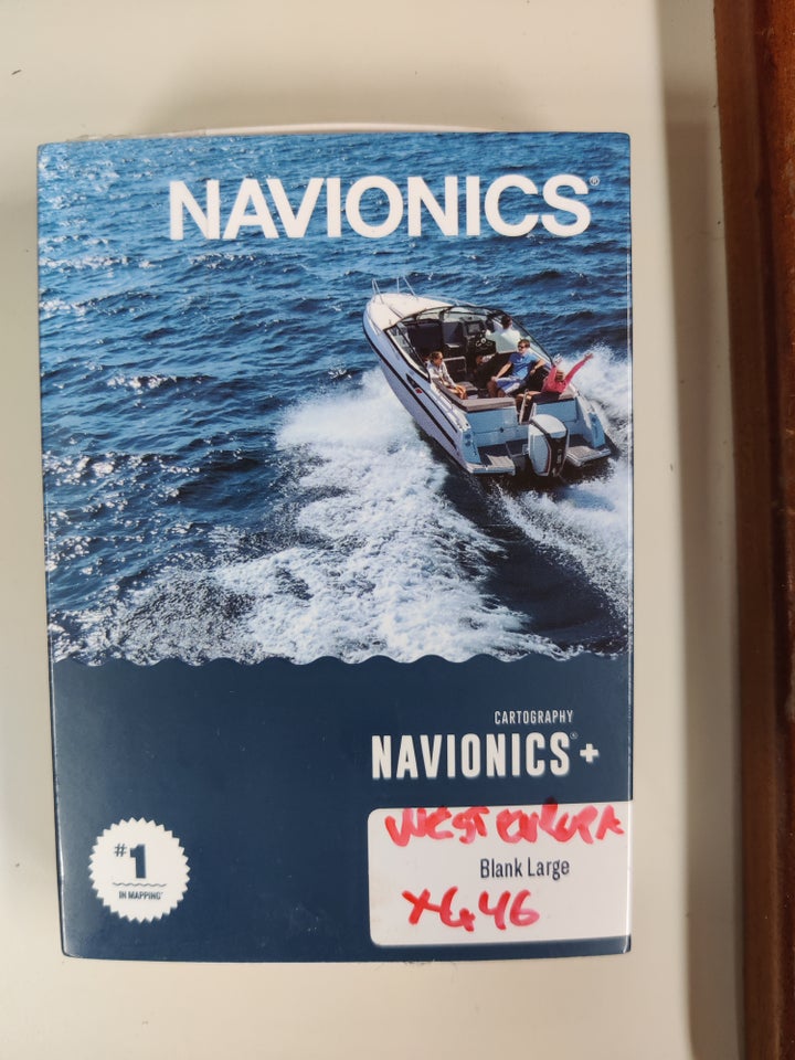 Navionics+ søkort over Vest