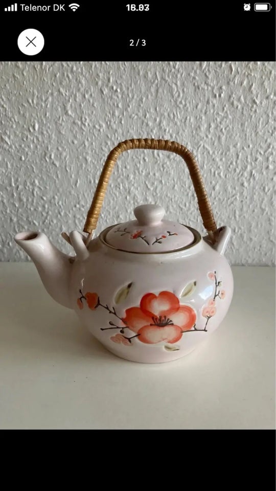 Porcelæn Gl fin vintage tekande