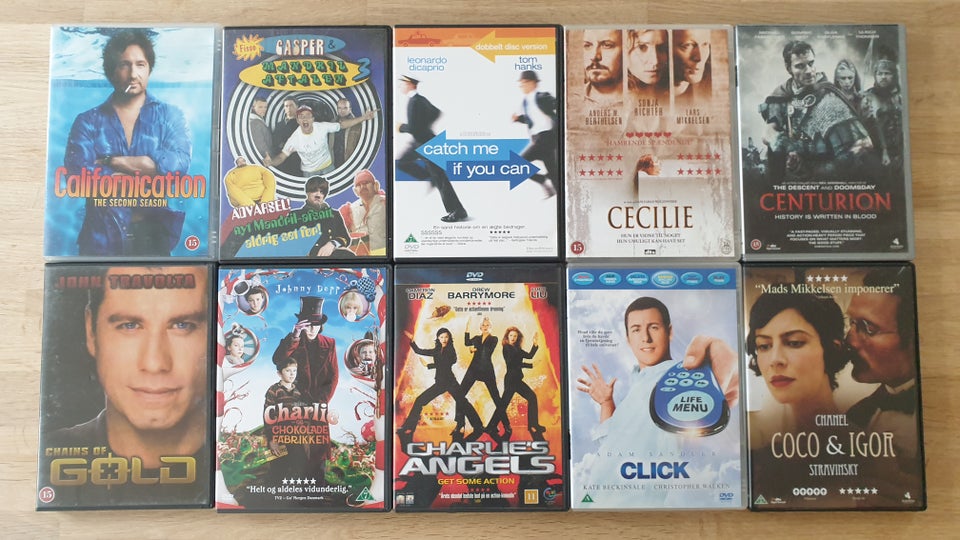 C-E Diverse Titler og Genrer, DVD,