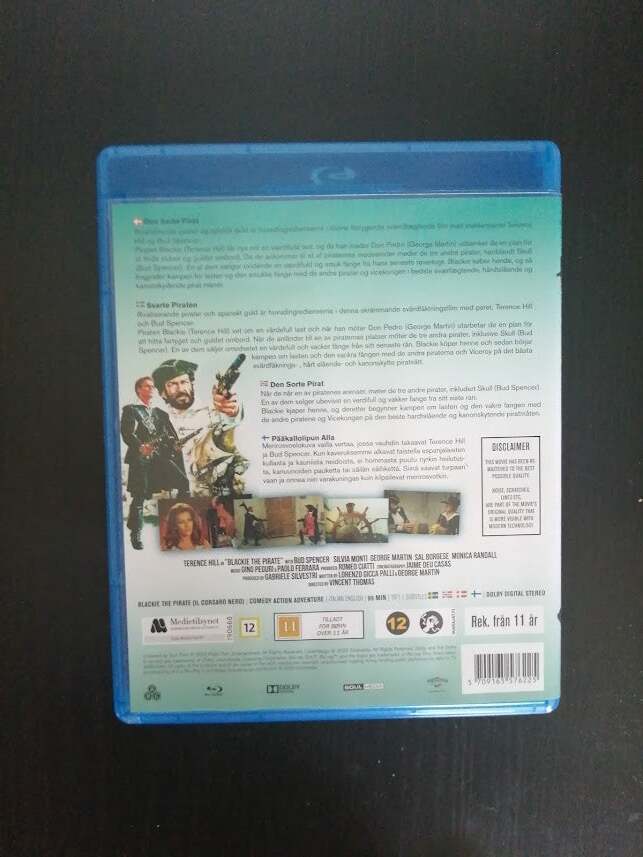 Blackie The Pirate, Blu-ray,