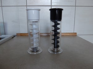 Glas Salt peber og sukker