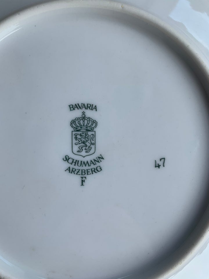 Porcelæn tallerkner bavaria