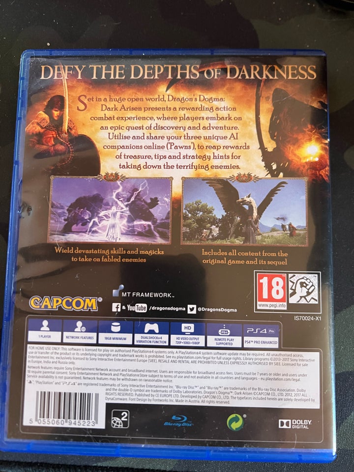 Dragons dogma dark arisen PS4