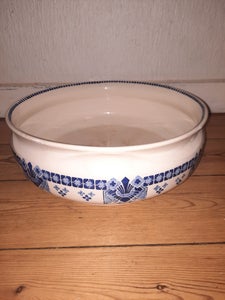 Porcelæn Gammelt stort fad Stor