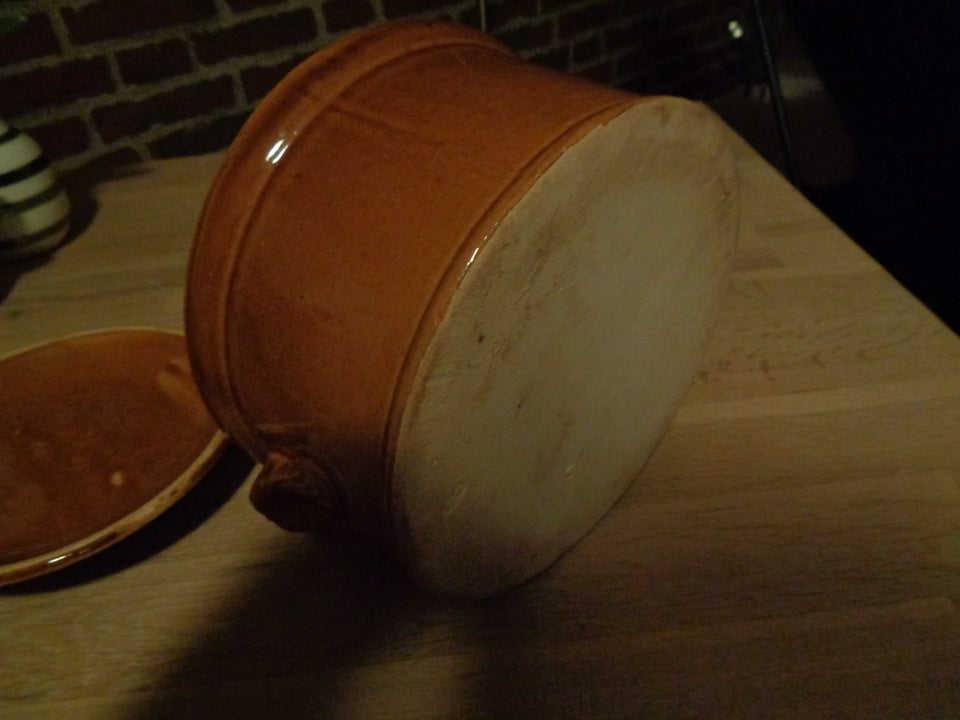 Keramik Skål med låg