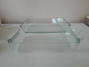 Glas ildfaste fade Pyrex og Ikea