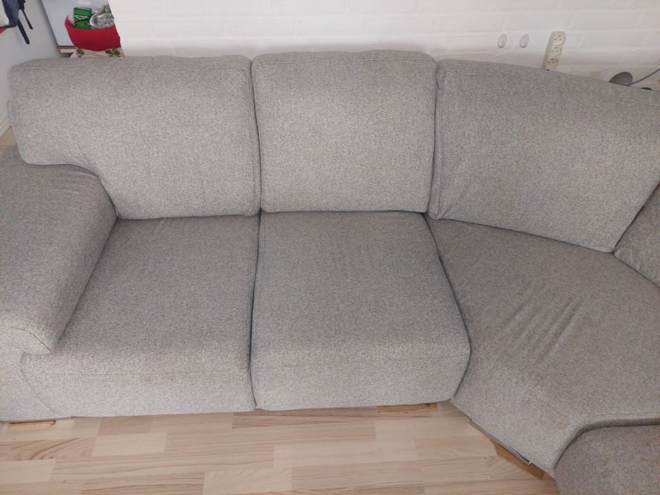 Hjørnesofa, stof, 6 pers.