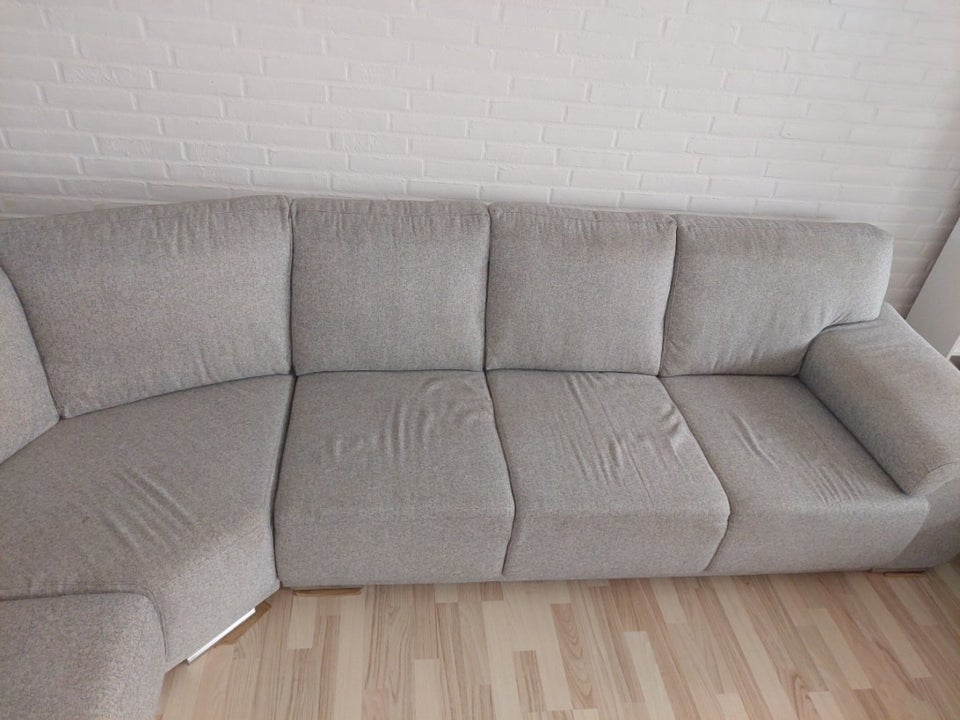 Hjørnesofa, stof, 6 pers.