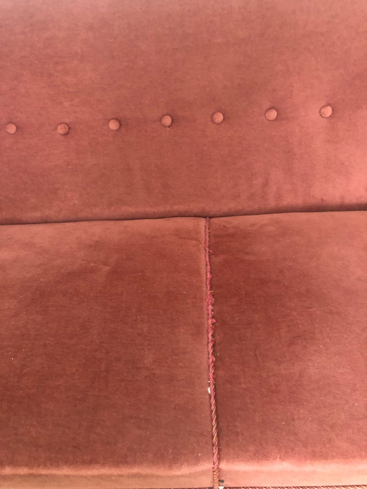 Sofa, velour, 3 pers.