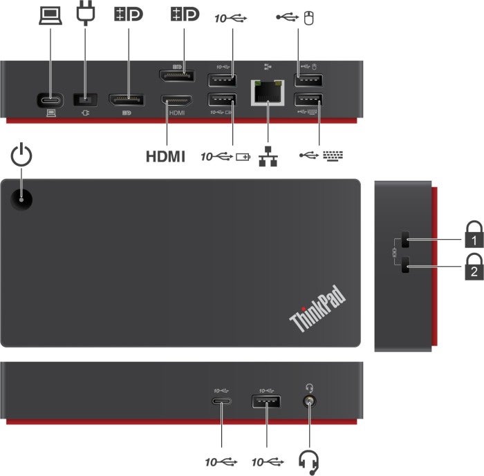 Lenovo Thinkpad USB-C dock,