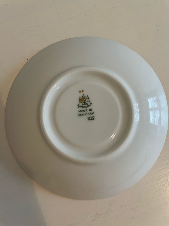 Porcelæn, Tallerken , Bing og