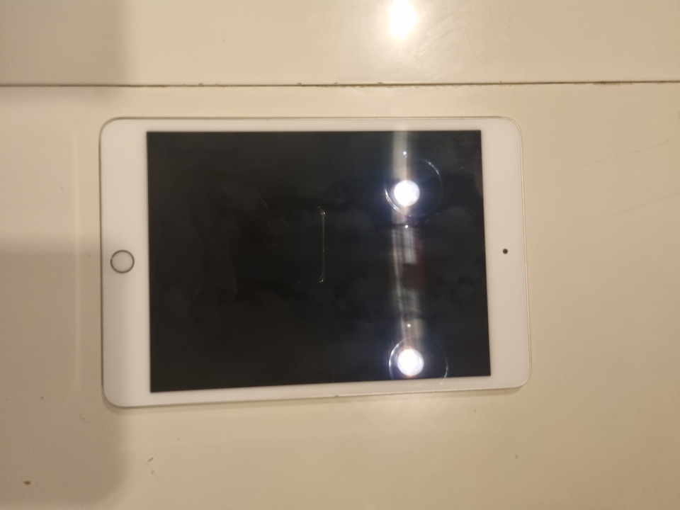 iPad mini 4, 128 GB, hvid