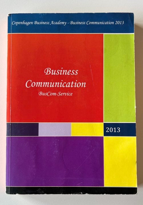 Business Communication,