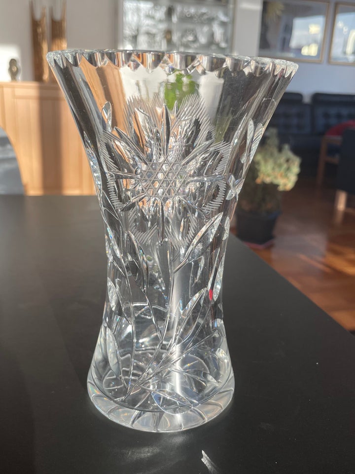 Vase, Krystalvase / glasvase,