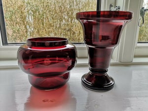 Glas Vase Holmegaard