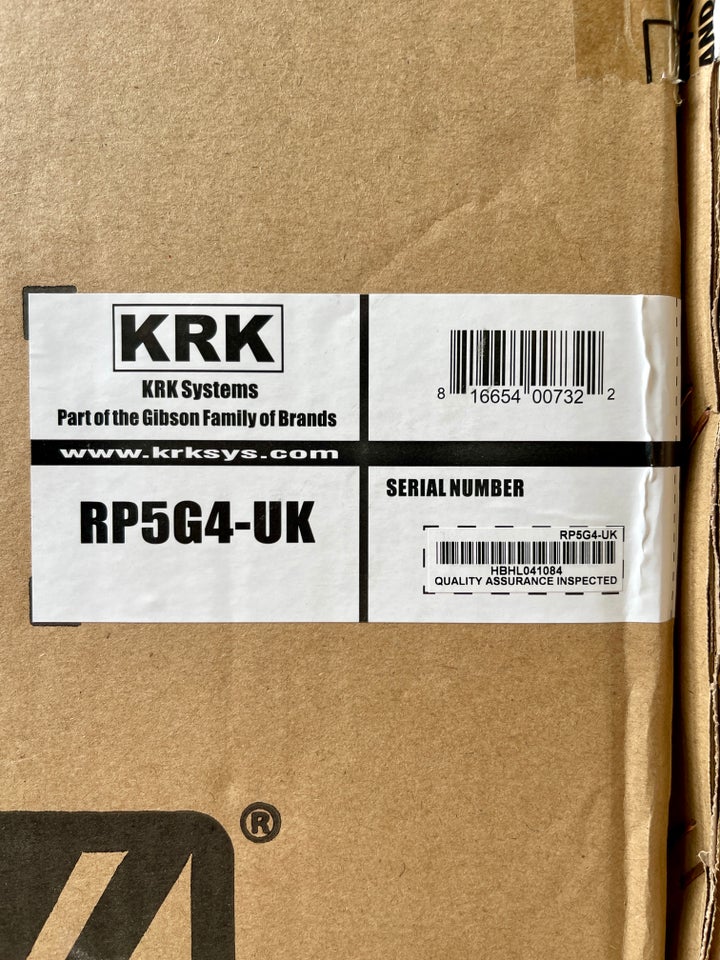 Højttaler, KRK, ROKIT RP5 G5 Studio