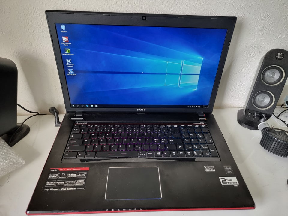 MSI GE70 2PC Apache Intel i7 GHz