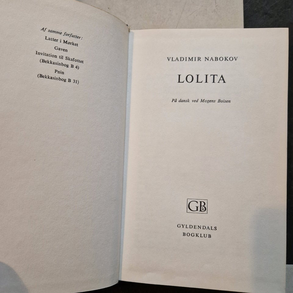 Lolita, Vladimir Nabokov, genre: